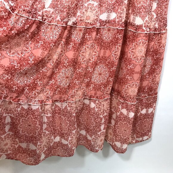 Julie Sariñana/ Sincerely Jules Smocked Summer Dress L Boho Off Shoulder - Picture 6 of 9